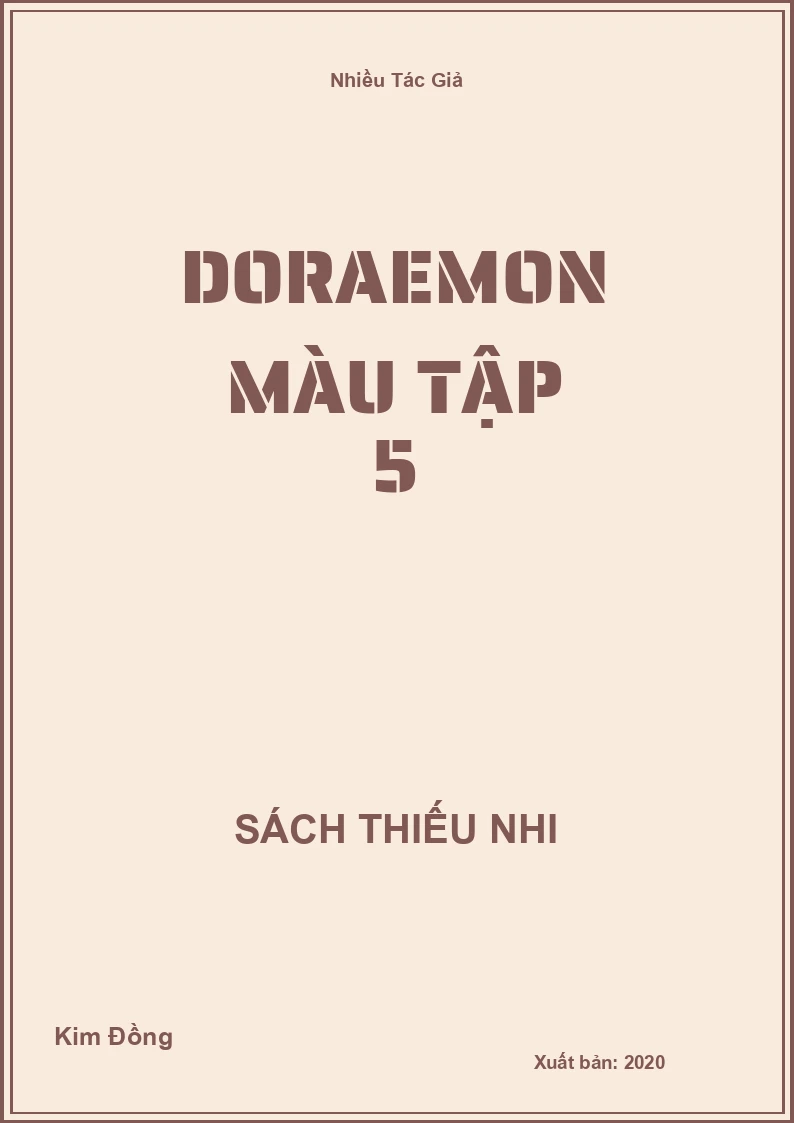 Doraemon Màu Tập 5