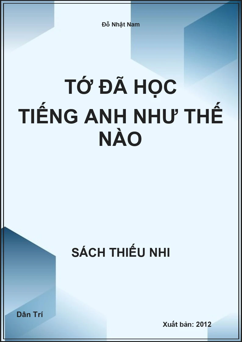 Tớ Đã Học Tiếng Anh Như Thế Nào