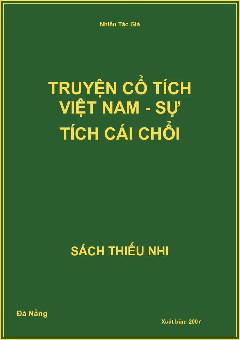 Truyện Cổ Tích Việt Nam - Sự Tích Cái Chổi