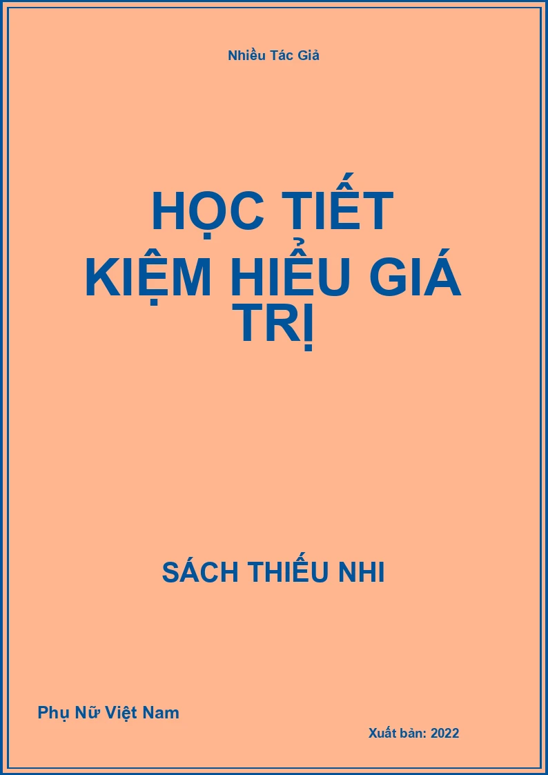 Học Tiết Kiệm Hiểu Giá Trị