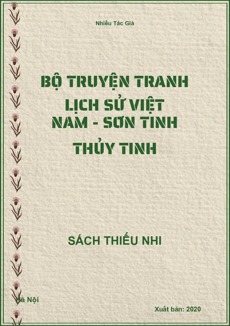 Bộ Truyện Tranh Lịch Sử Việt Nam - Sơn Tinh Thủy Tinh
