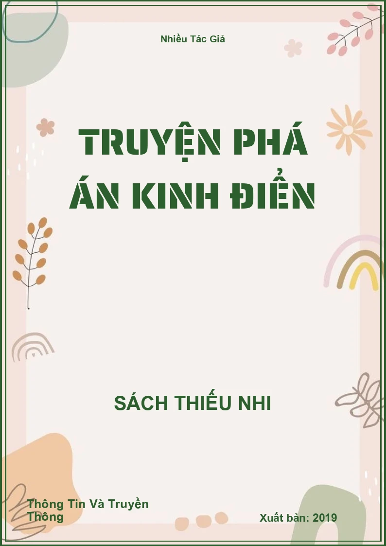 Truyện Phá Án Kinh Điển