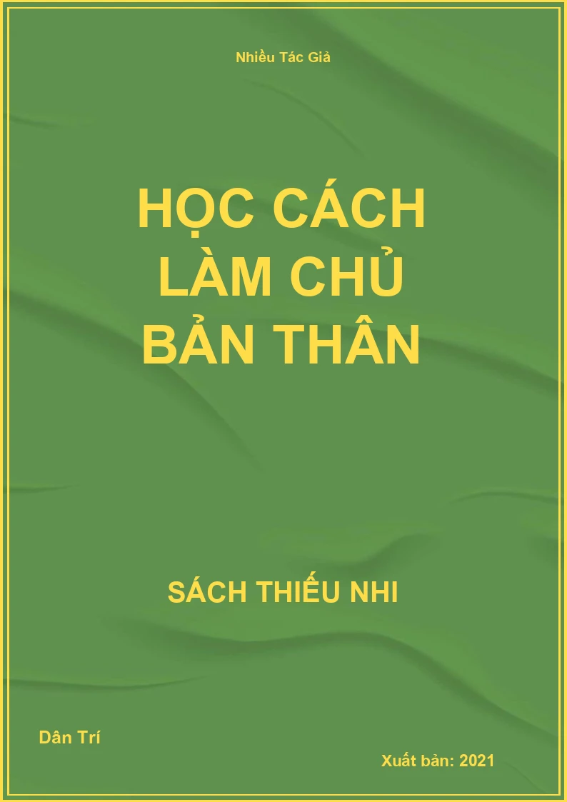 Học Cách Làm Chủ Bản Thân