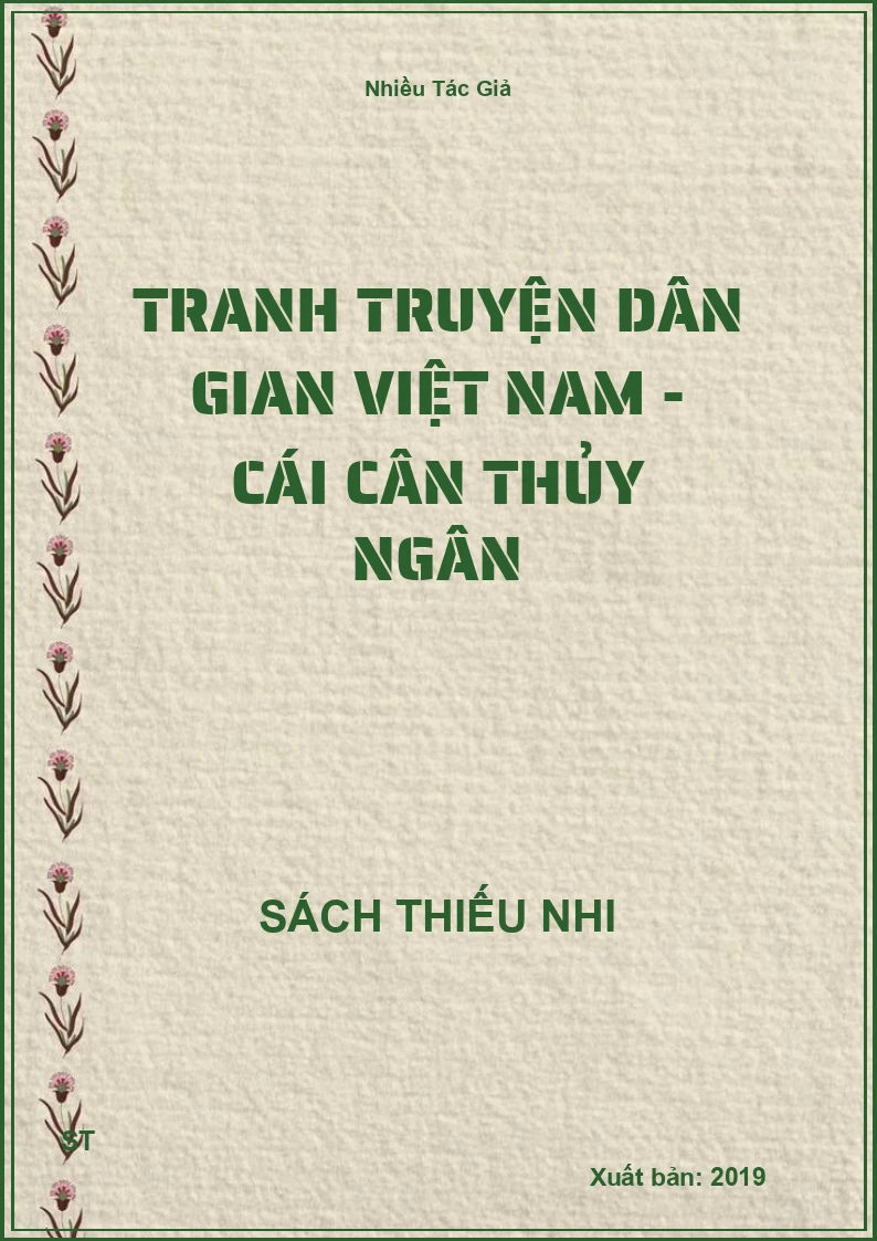 Tranh Truyện Dân Gian Việt Nam - Cái Cân Thủy Ngân