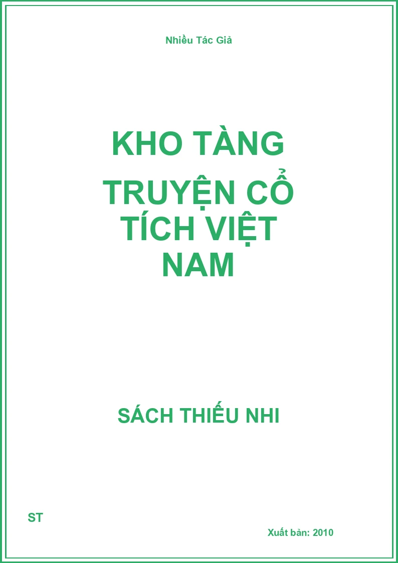 Kho Tàng Truyện Cổ Tích Việt Nam