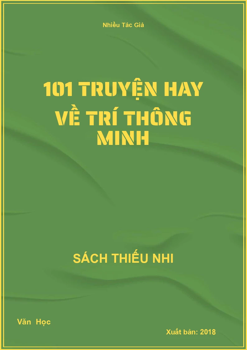 101 Truyện Hay Về Trí Thông Minh