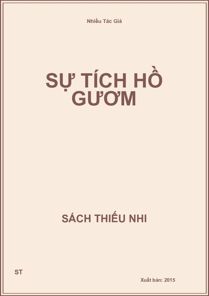 Sự Tích Hồ Gươm