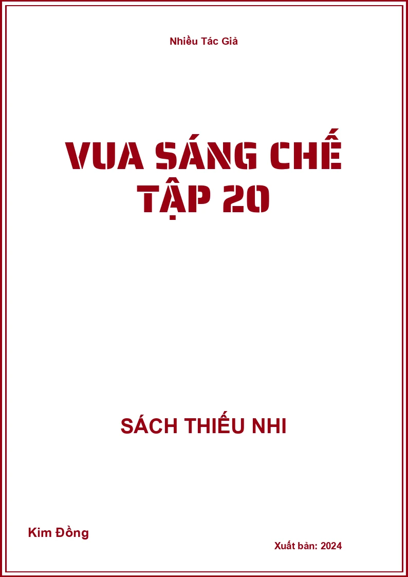 Vua Sáng Chế Tập 20