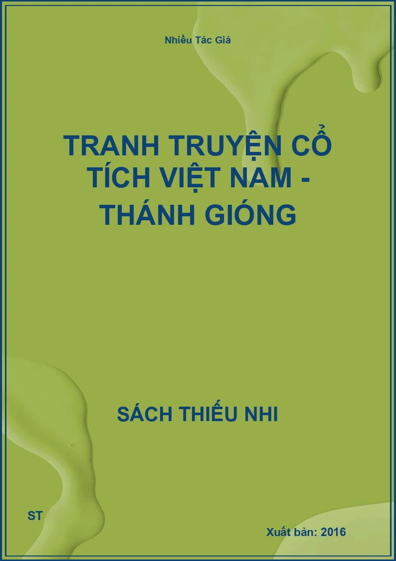 Tranh Truyện Cổ Tích Việt Nam - Thánh Gióng