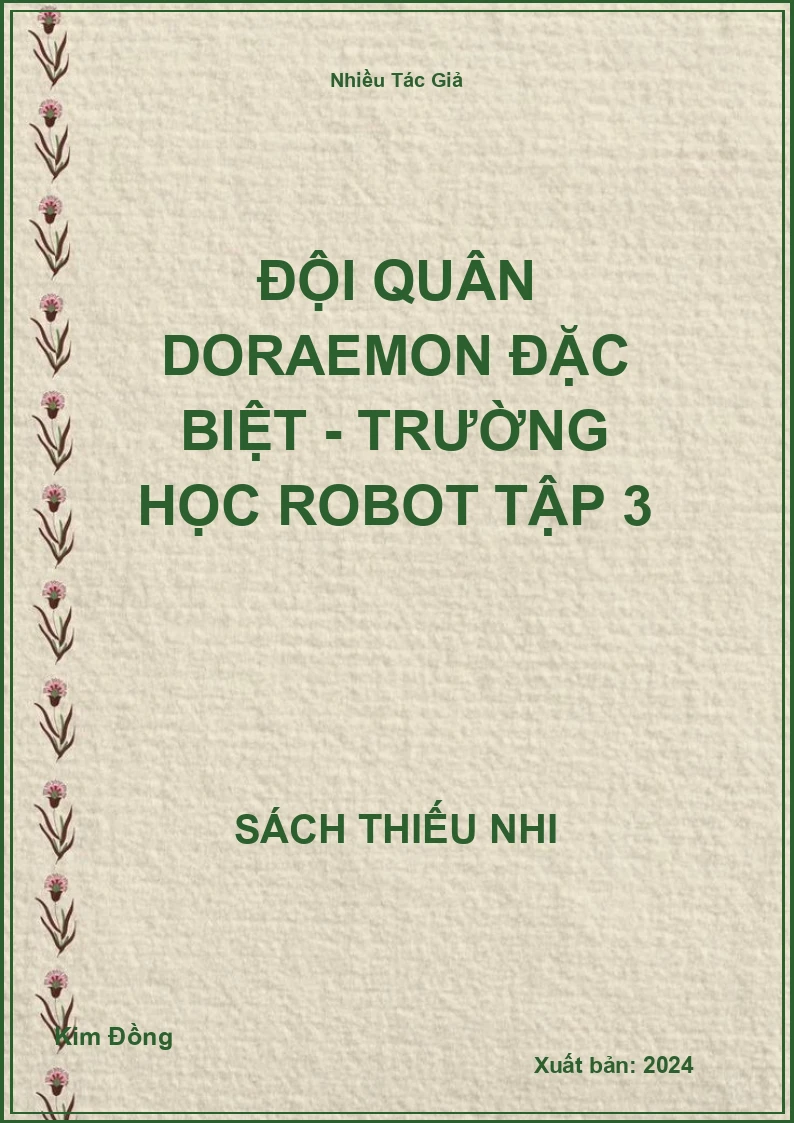 Đội Quân Doraemon Đặc Biệt - Trường Học Robot Tập 3