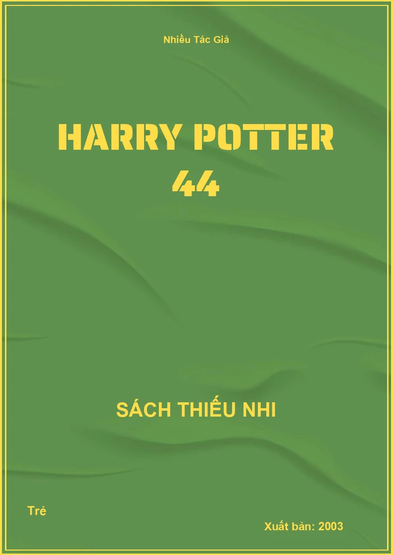 Harry Potter 44