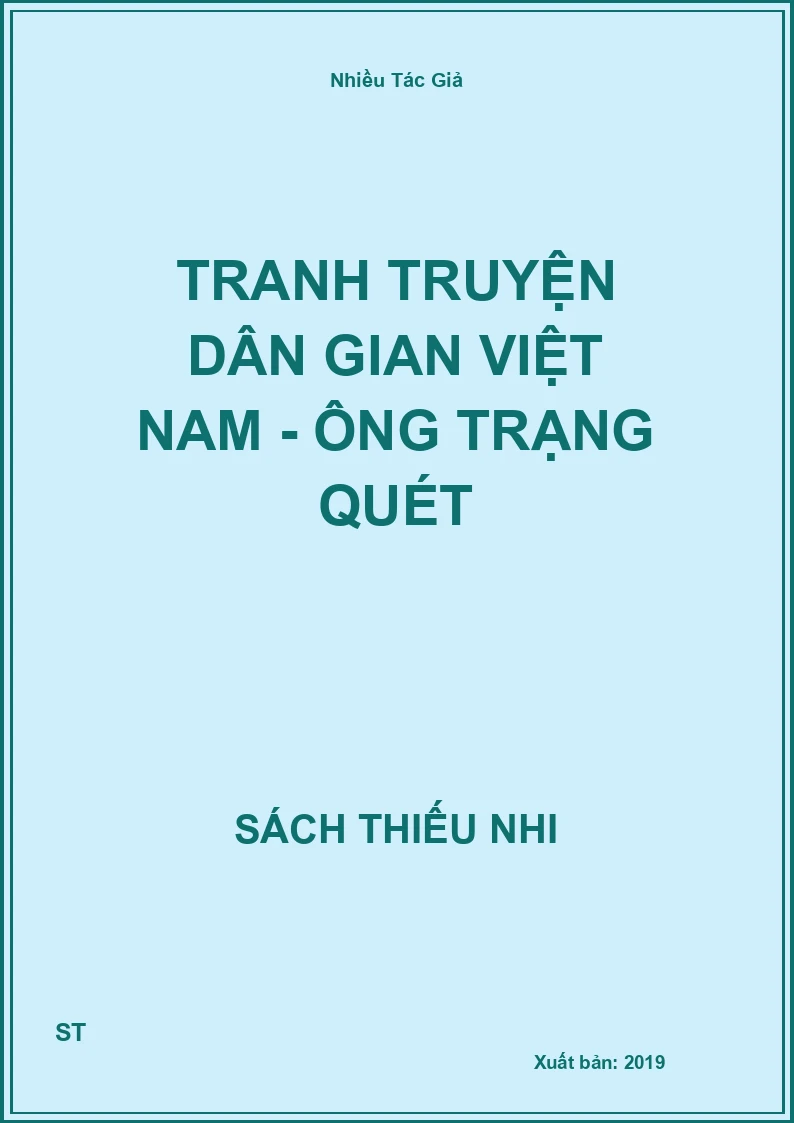 Tranh Truyện Dân Gian Việt Nam - Ông Trạng Quét