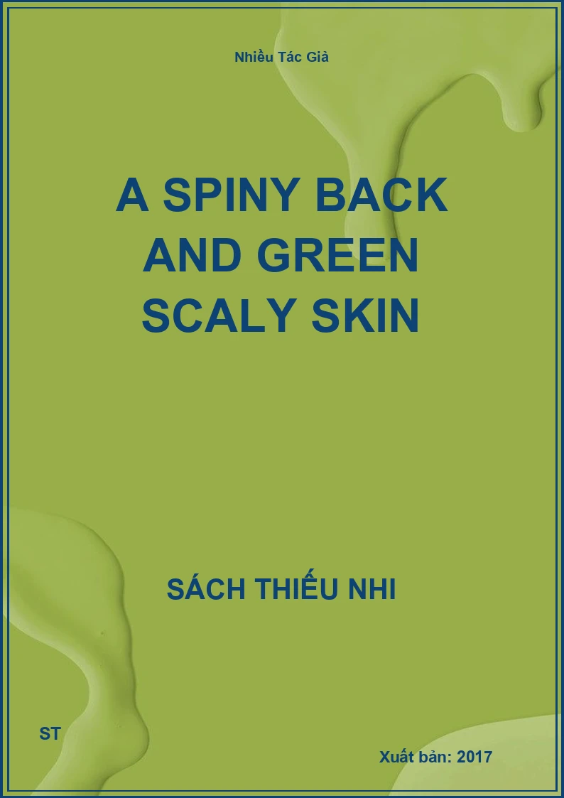 A Spiny Back And Green Scaly Skin