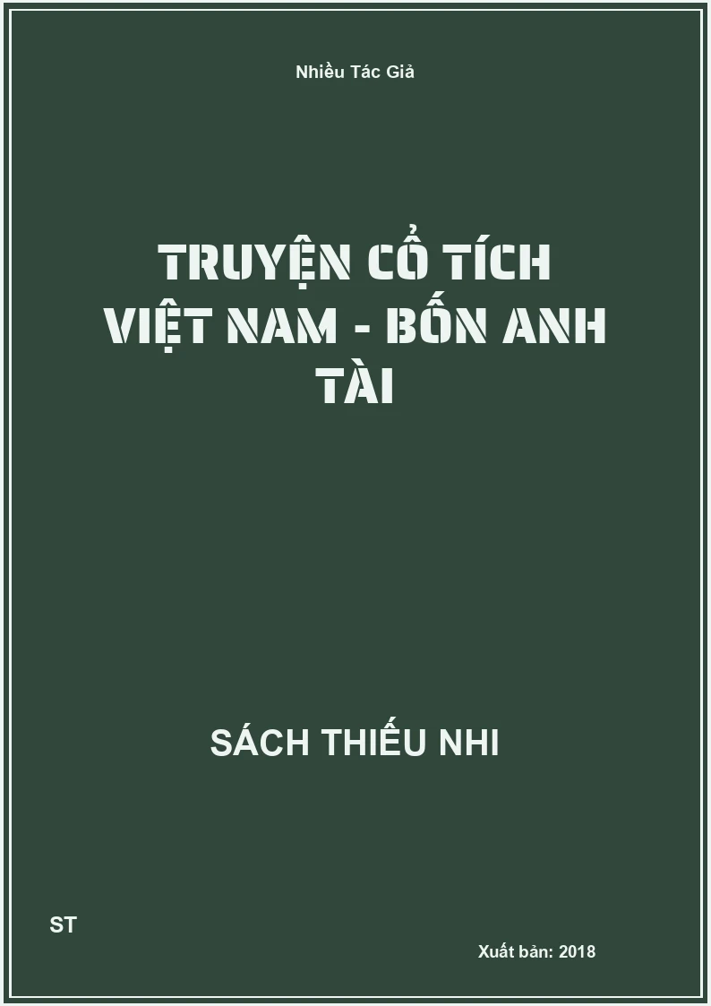 Truyện Cổ Tích Việt Nam - Bốn Anh Tài