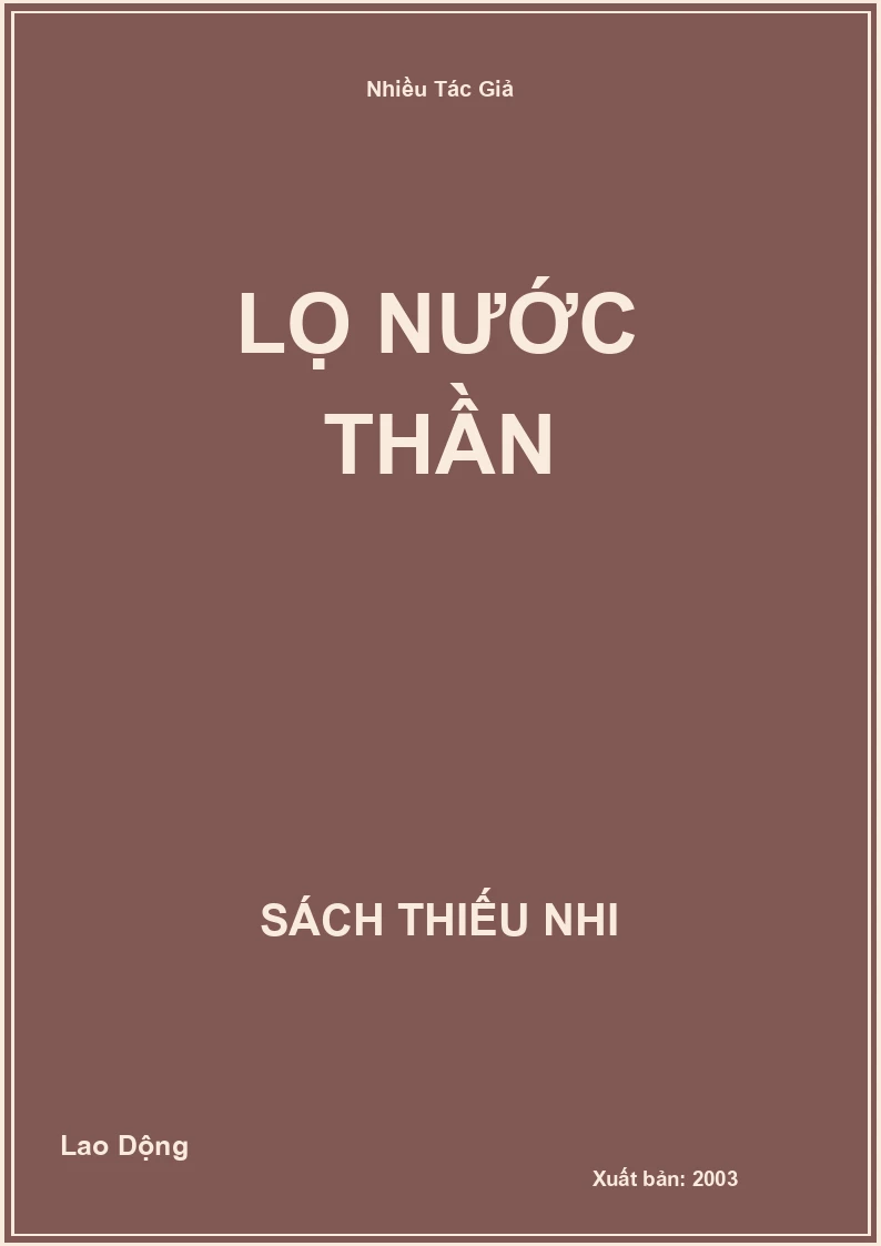 Lọ Nước Thần