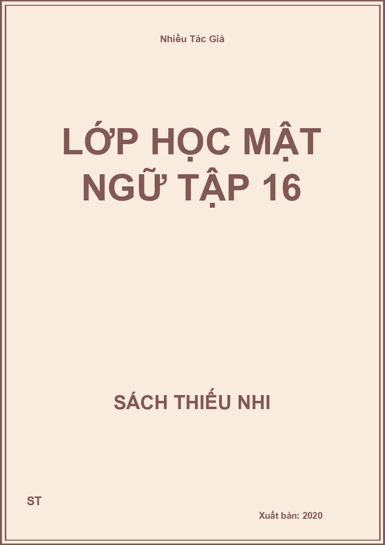 Lớp Học Mật Ngữ Tập 16