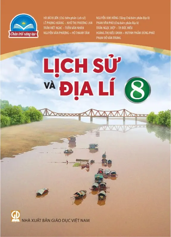 Sách Giáo Khoa Lịch Sử Và Địa Lí 8 - Chân Trời Sáng Tạo
