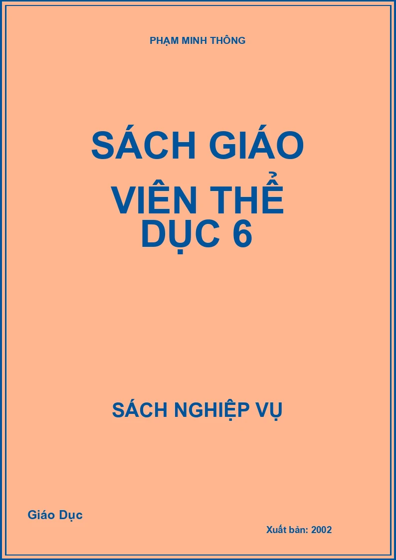 Sách giáo viên Thể dục 6