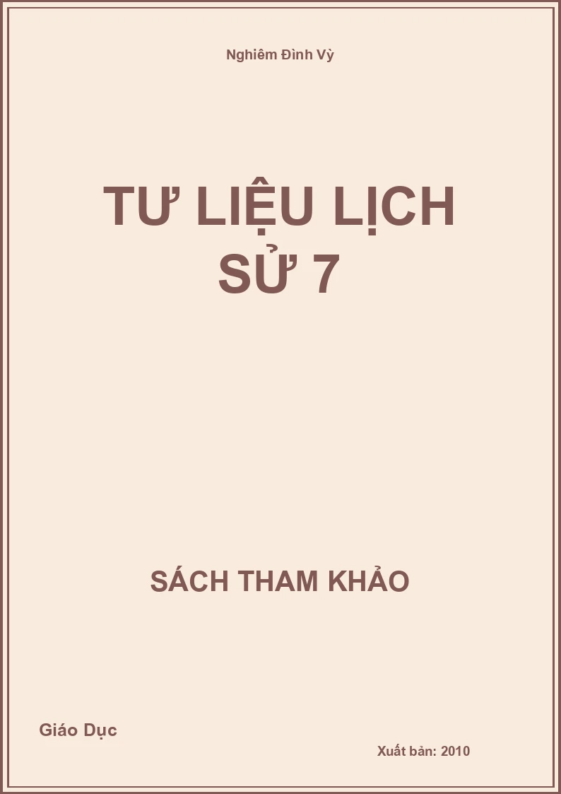 Tư liệu lịch sử 7