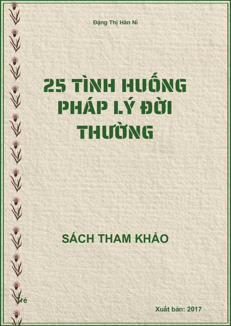 25 tình huống pháp lý đời thường