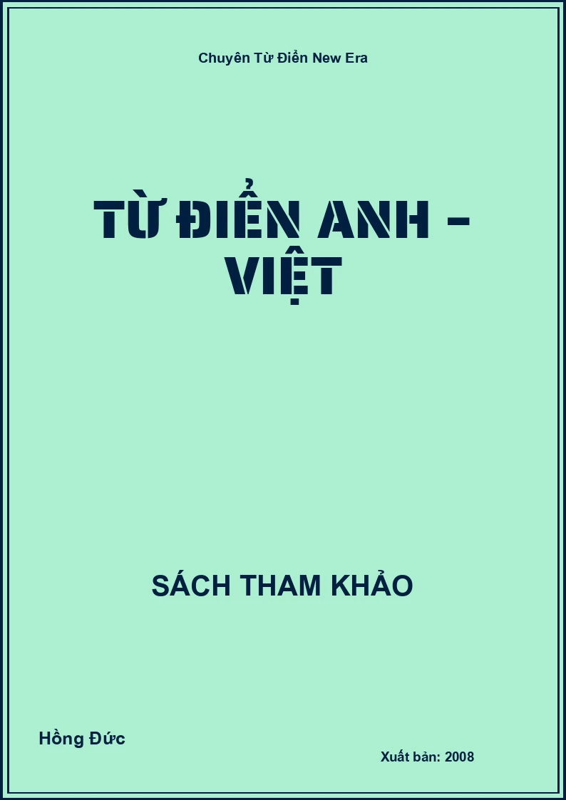 Từ điển anh – việt