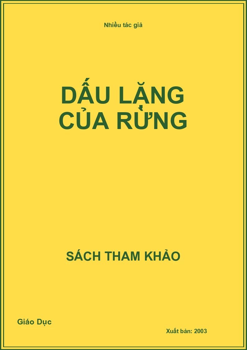 Dấu lặng của rừng