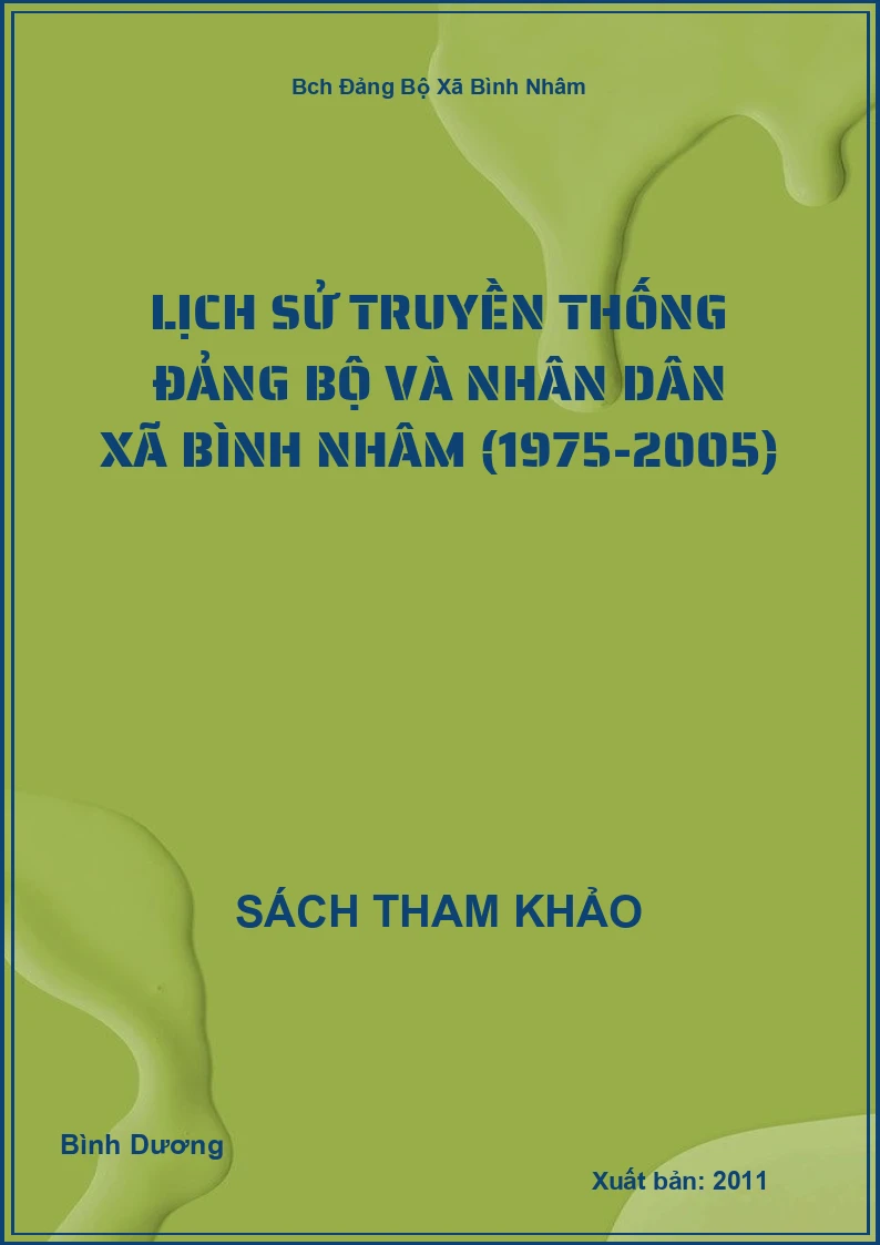 Lịch sử truyền thống Đảng Bộ và nhân dân xã Bình Nhâm (1975-2005)