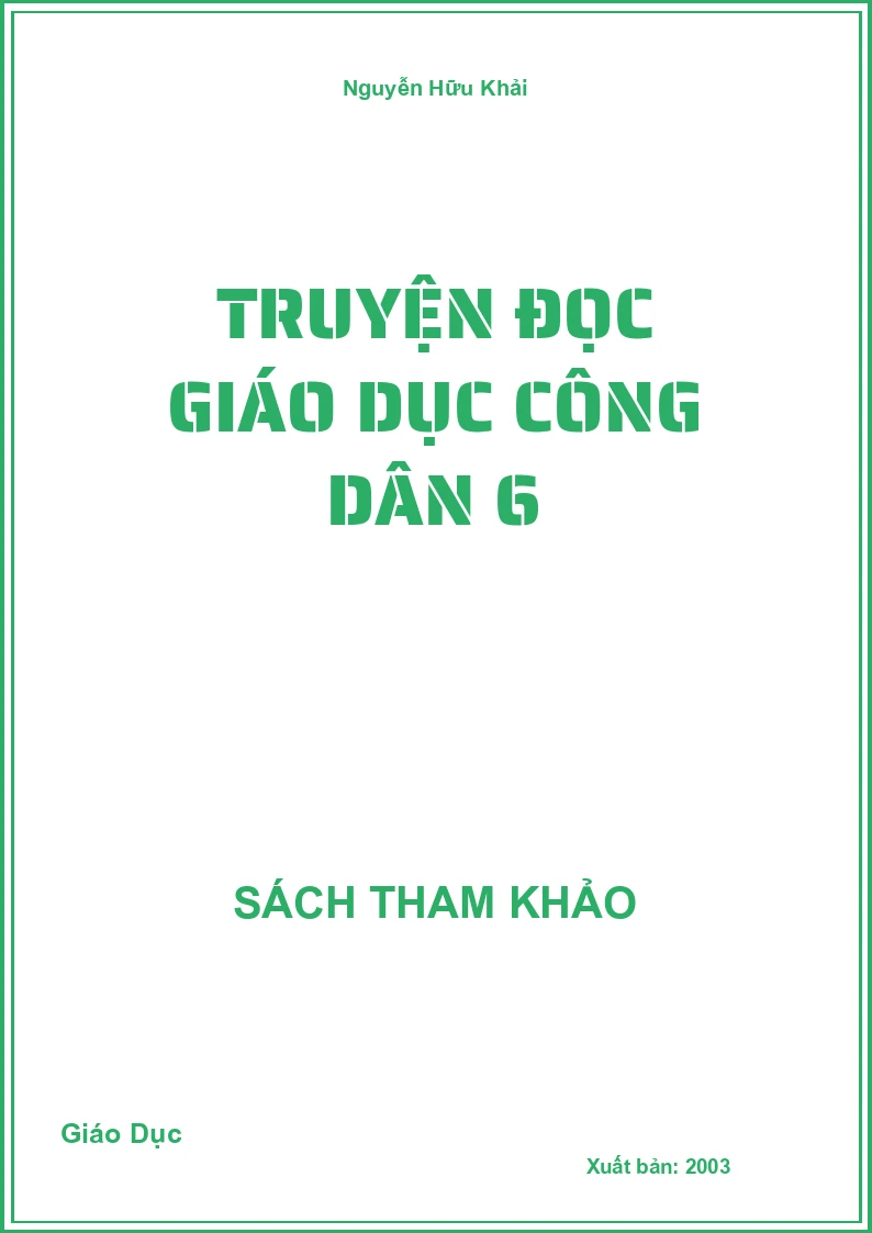 Truyện đọc giáo dục công dân 6