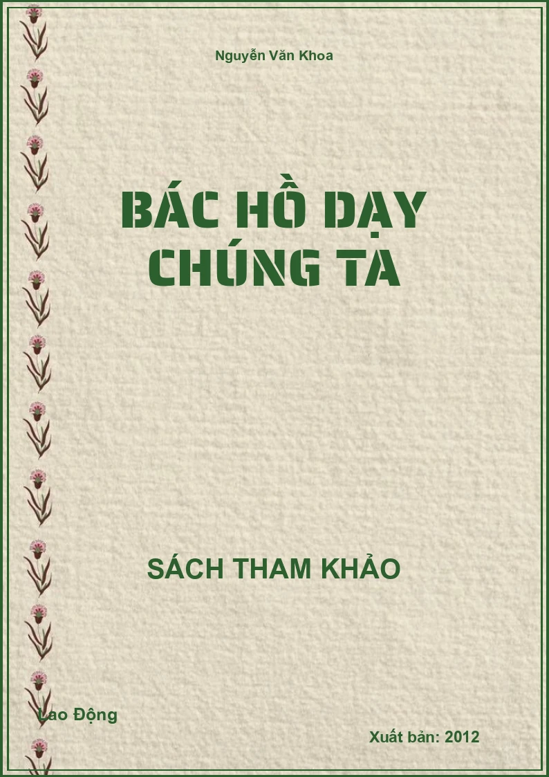 Bác Hồ dạy chúng ta