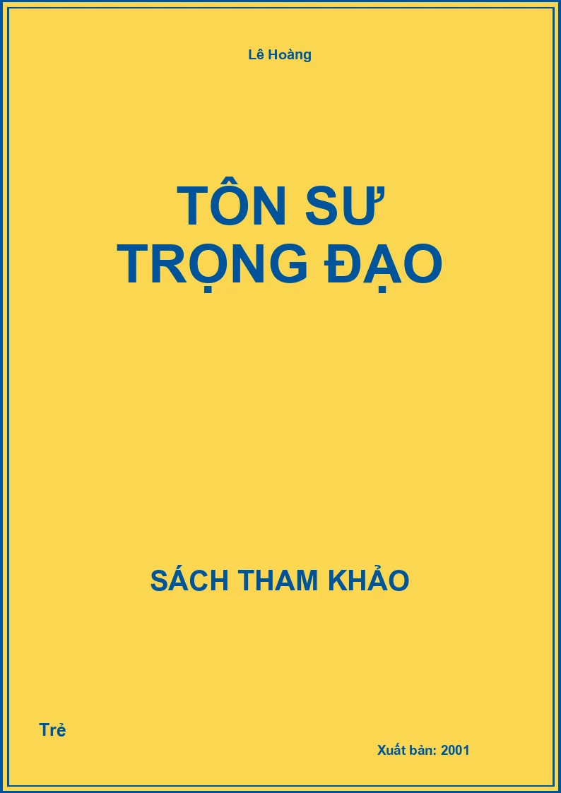 Tôn sư trọng đạo