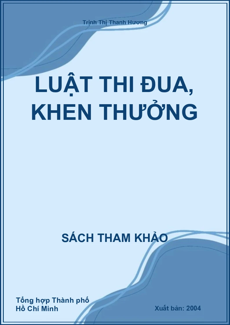 Luật thi đua, khen thưởng