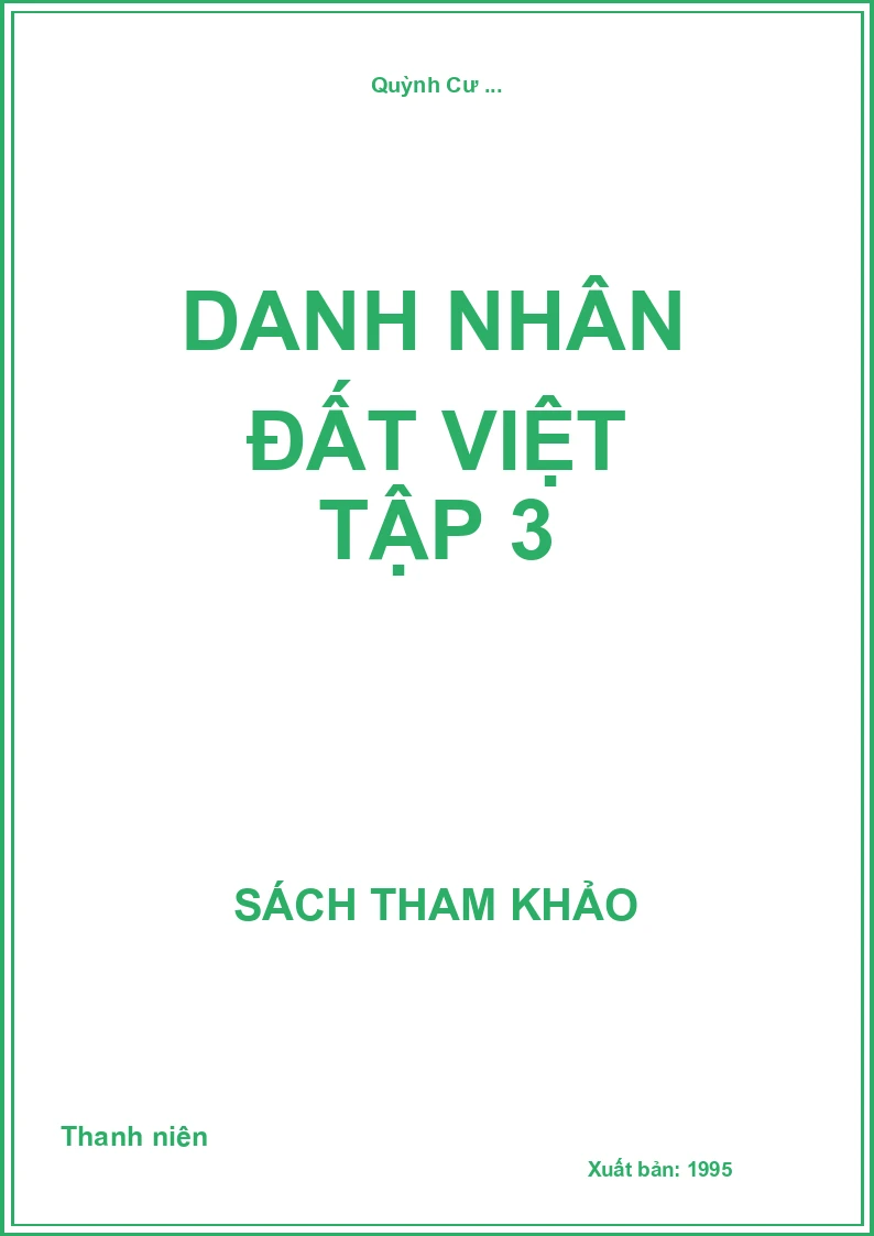 Danh nhân Đất Việt tập 3