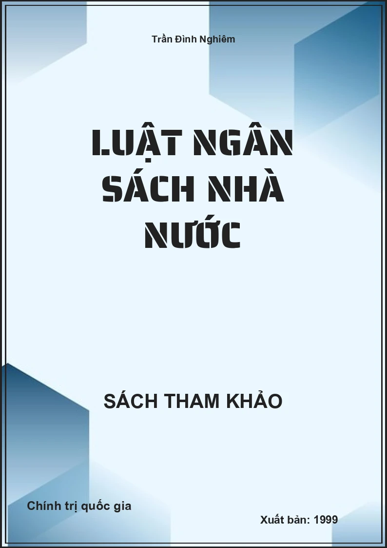 Luật ngân sách nhà nước