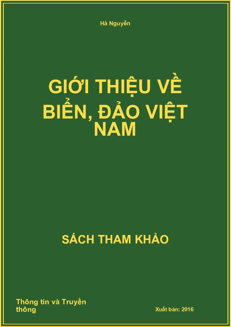 Giới thiệu về biển, đảo Việt Nam