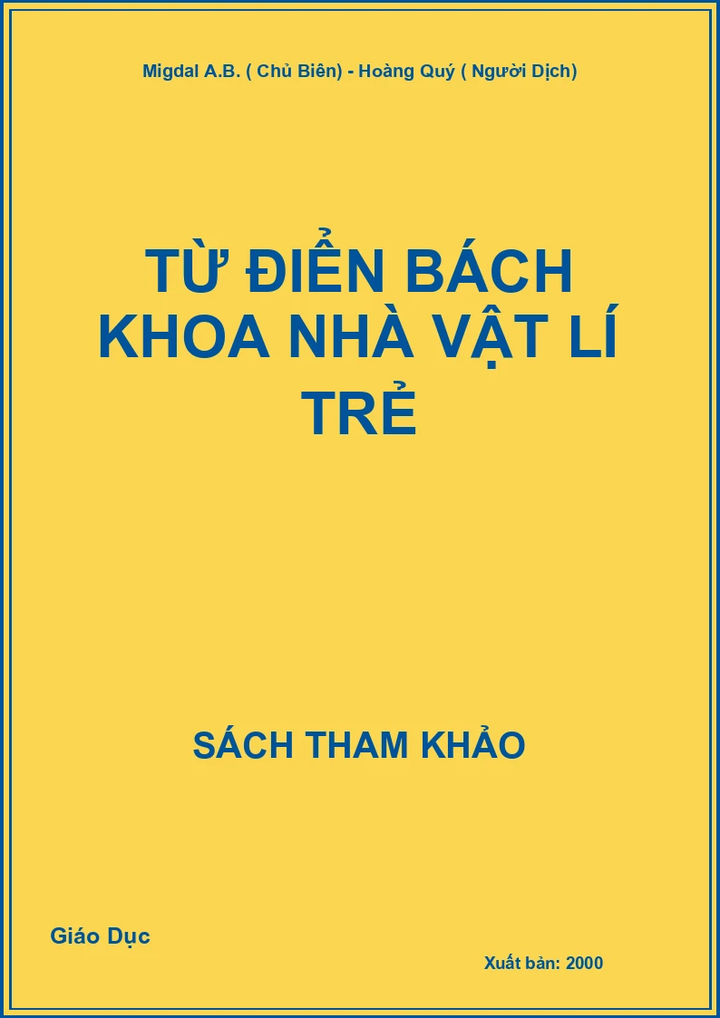 Từ điển Bách khoa nhà vật lí trẻ
