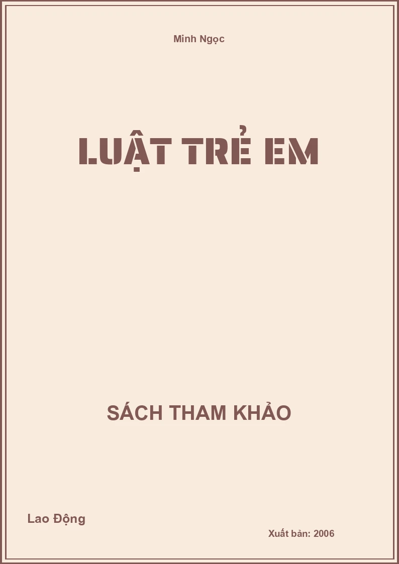Luật trẻ em