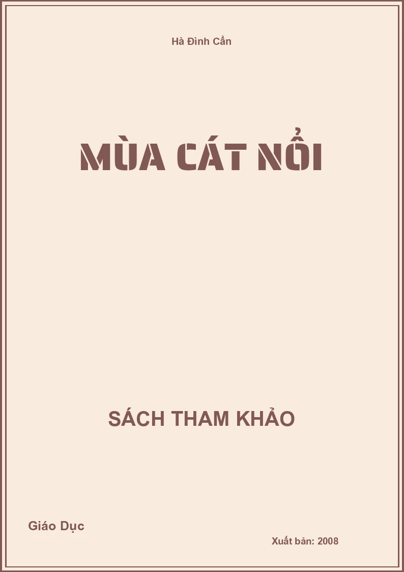 Mùa cát nổi