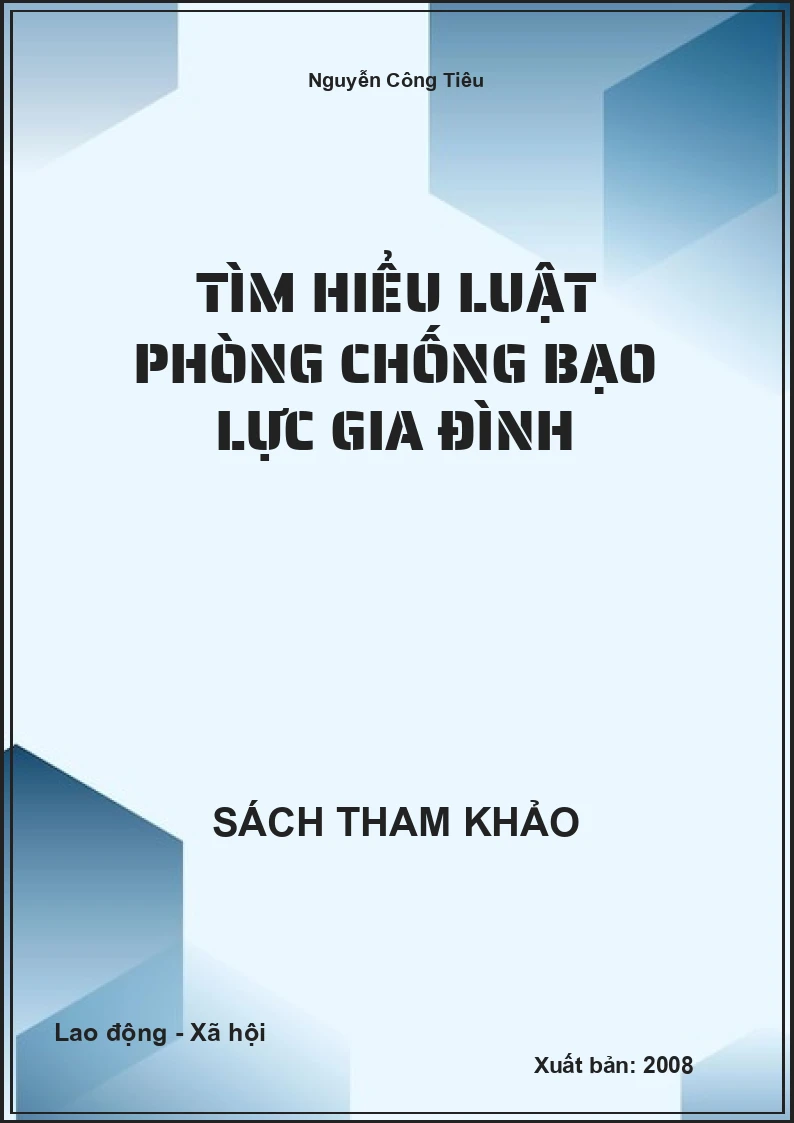 Tìm hiểu luật phòng chống bạo lực gia đình