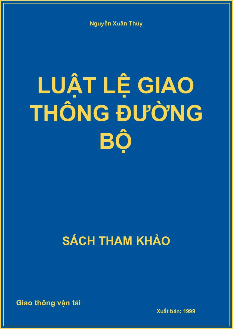 Luật lệ giao thông đường bộ