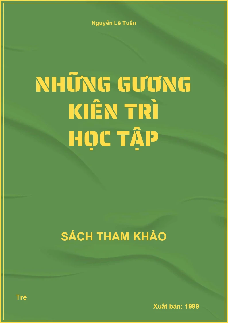Những gương kiên trì học tập