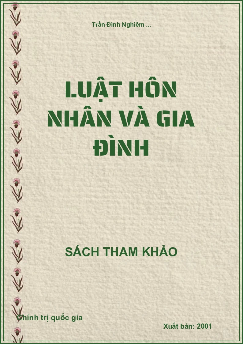Luật hôn nhân và gia đình