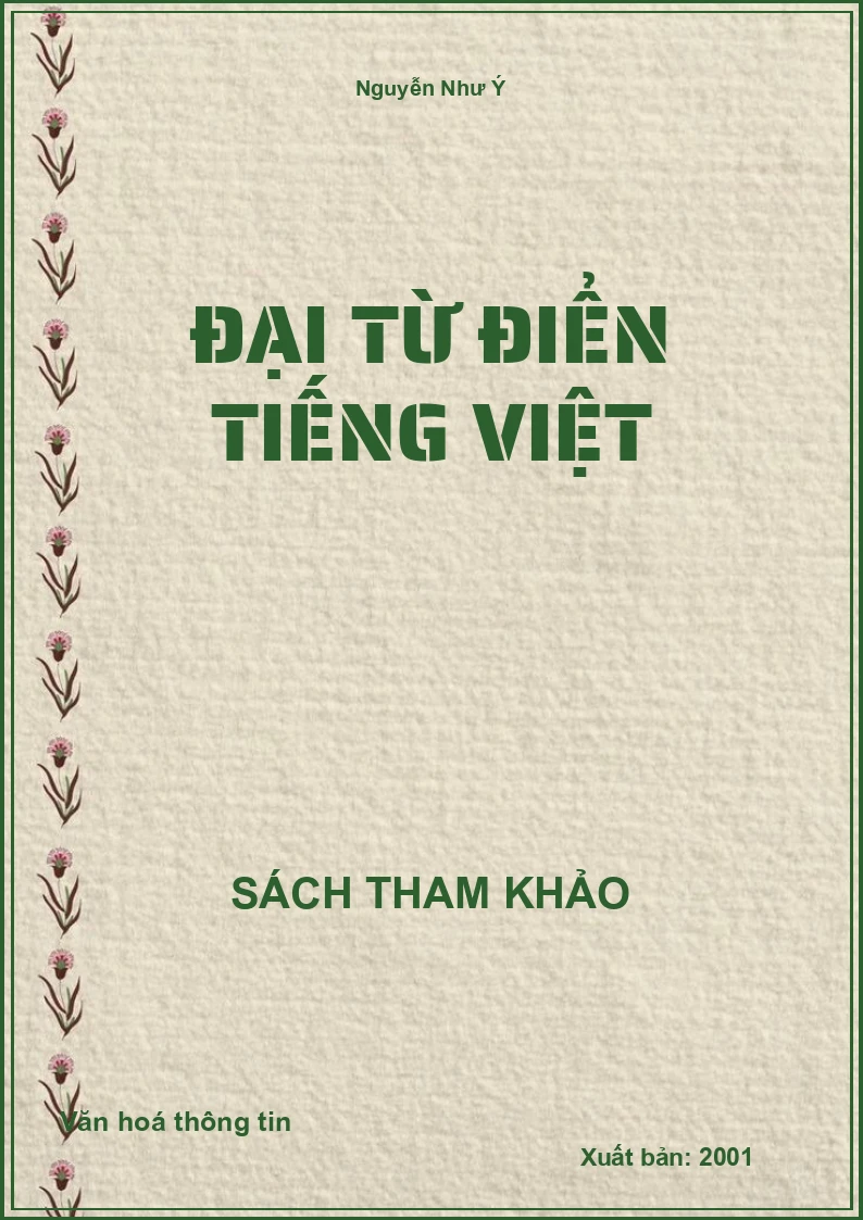 Đại từ điển Tiếng Việt