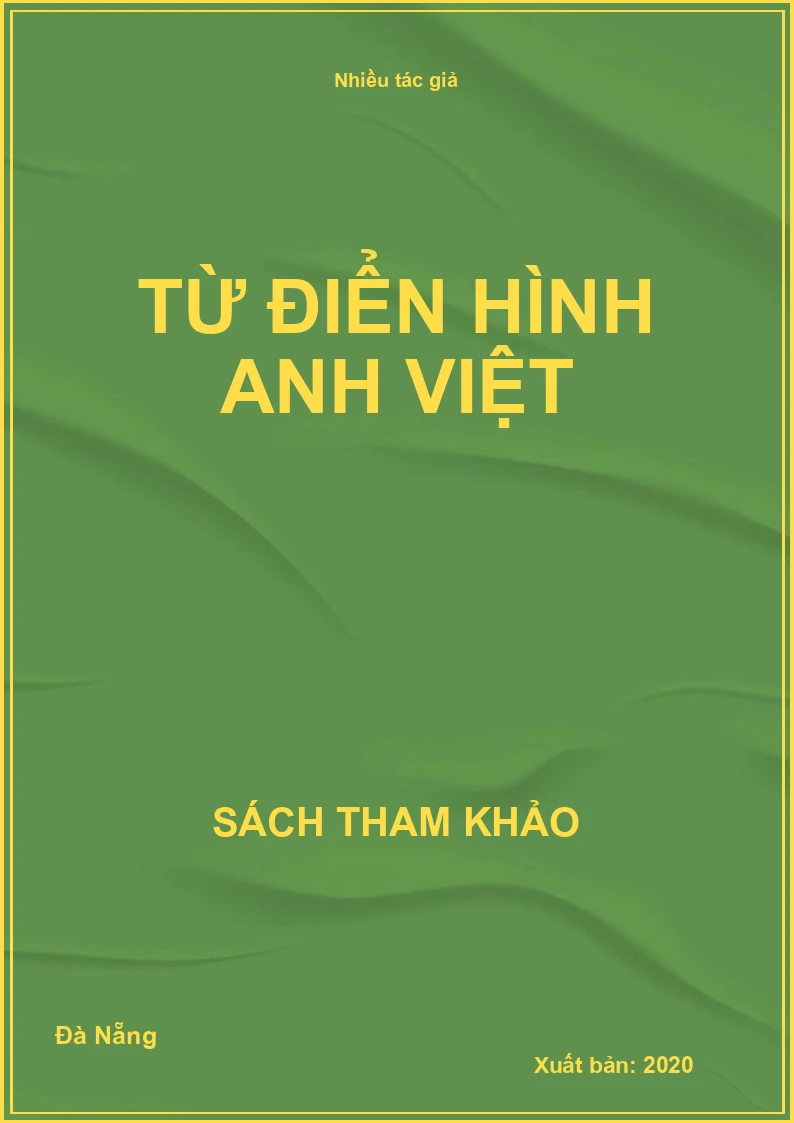 Từ điển hình Anh Việt