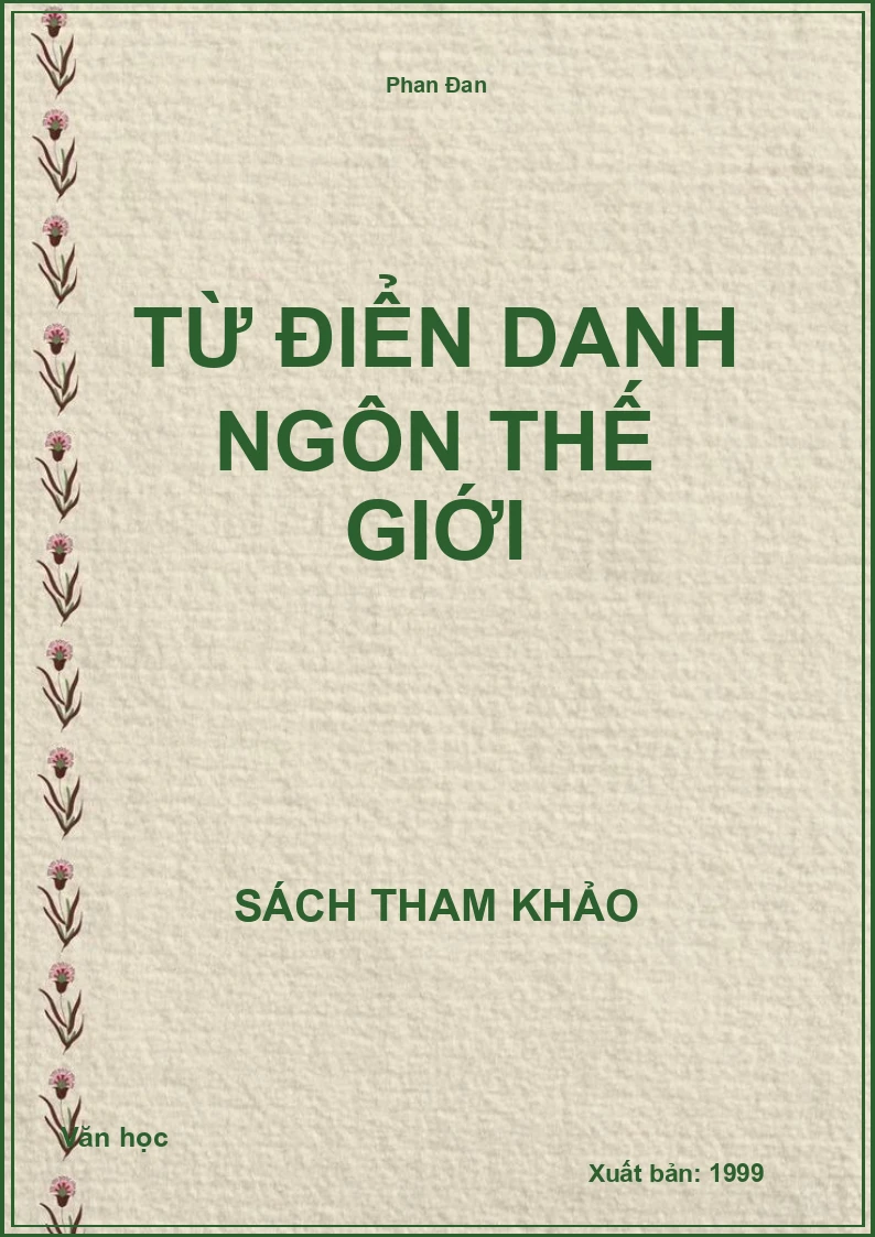 Từ điển danh ngôn thế giới