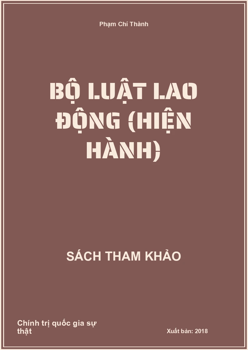 Bộ luật lao động (hiện hành)