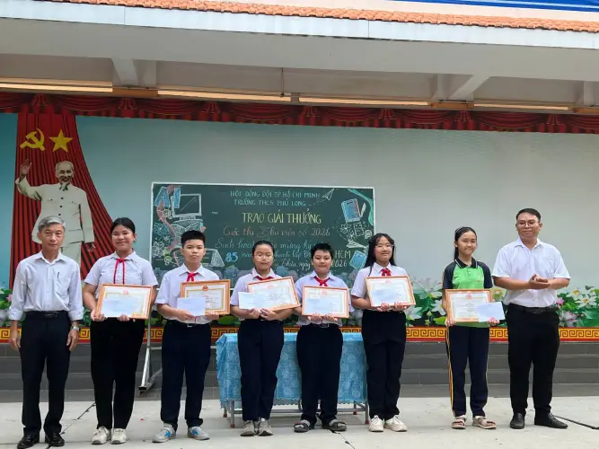 RỰC RỠ LỄ TRAO GIẢI "TUẦN LỄ ĐỌC SÁCH 2026": THCS PHÚ LONG VINH QUANG CHẠM ĐỈNH TOP 2 TOÀN THÀNH PHỐ