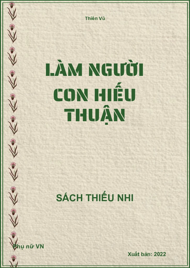 Làm Người Con Hiếu Thuận