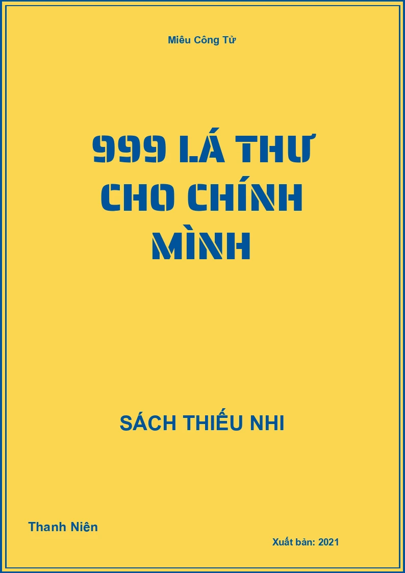 999 Lá Thư Cho Chính Mình