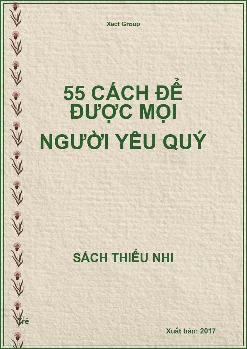 55 Cách Để Được Mọi Người Yêu Quý