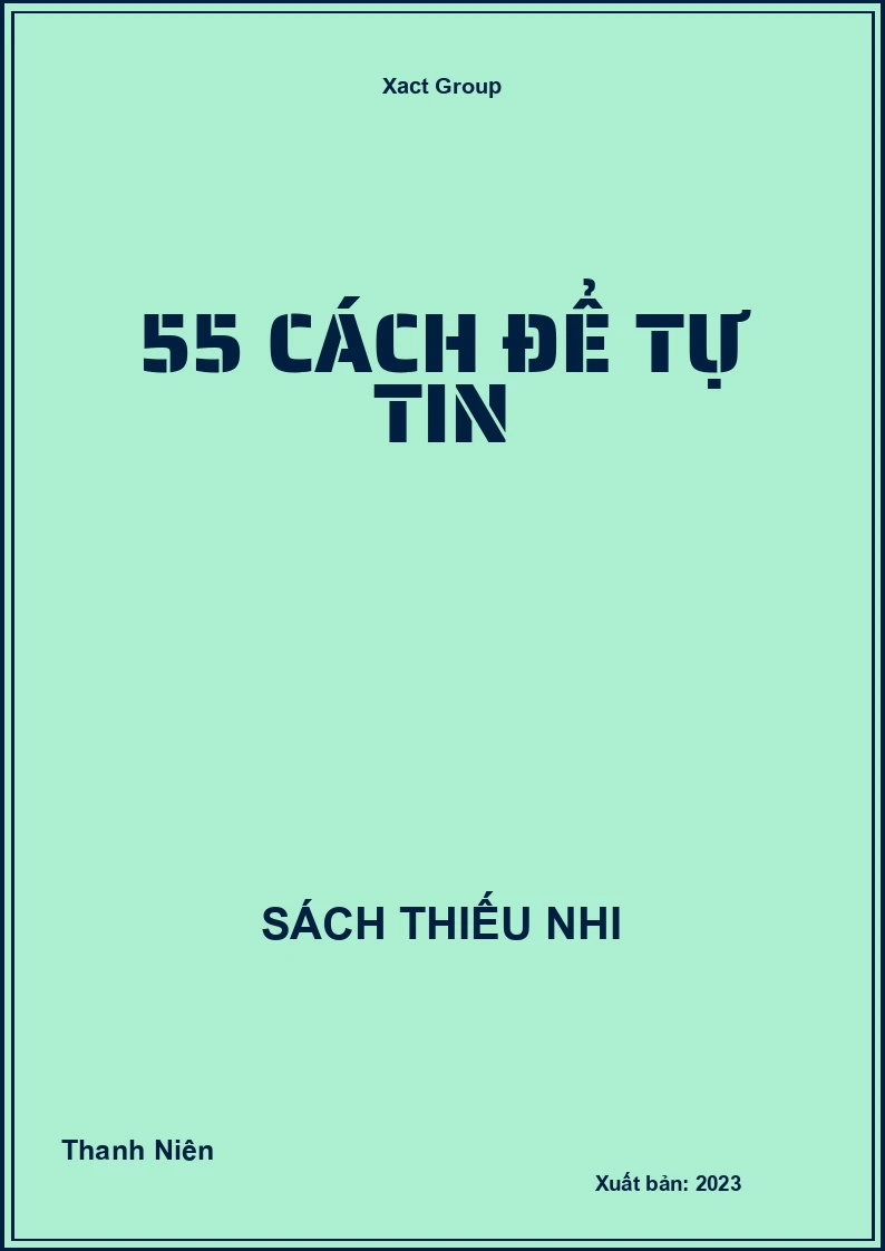 55 Cách Để Tự Tin